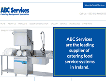 Tablet Screenshot of abcservices.ie
